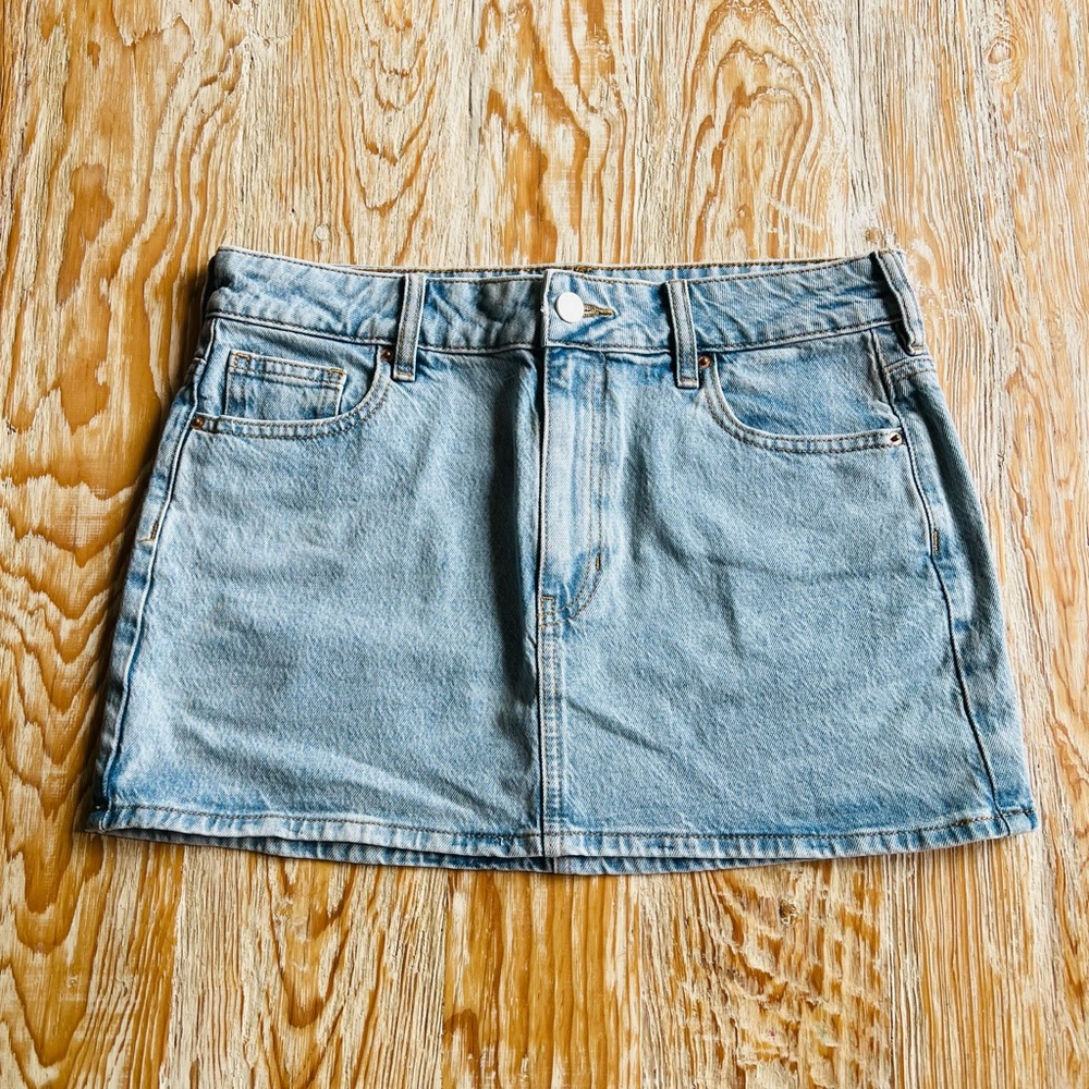 PacSun Blue Casual Mini Skirt